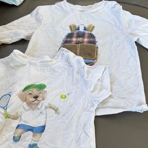 Mayoral White Kids Shirts with Bear and Backpack

Lot of 2